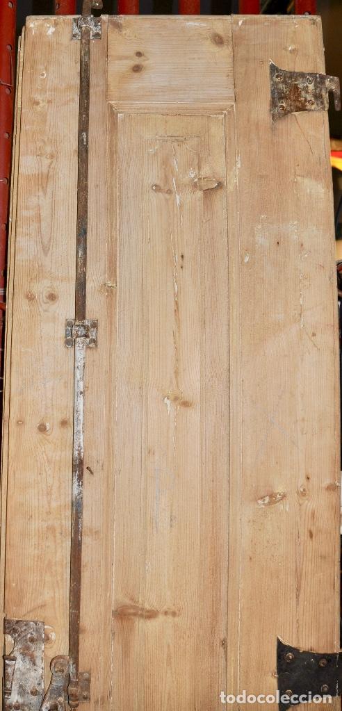 Vintage: Puerta en pino tea - Foto 13