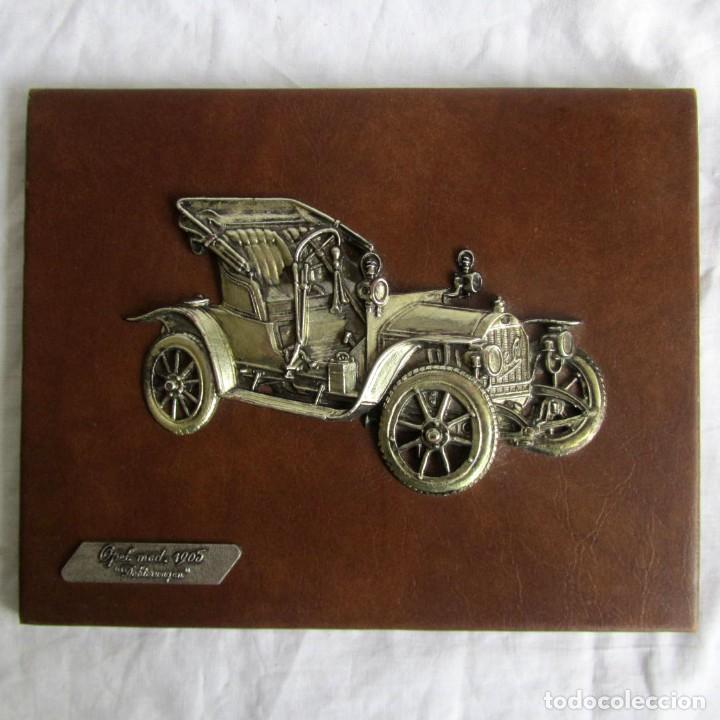 Vintage: Cuadro con modelo en relieve Rodex Opel Modelo 1905 Doktorwagen