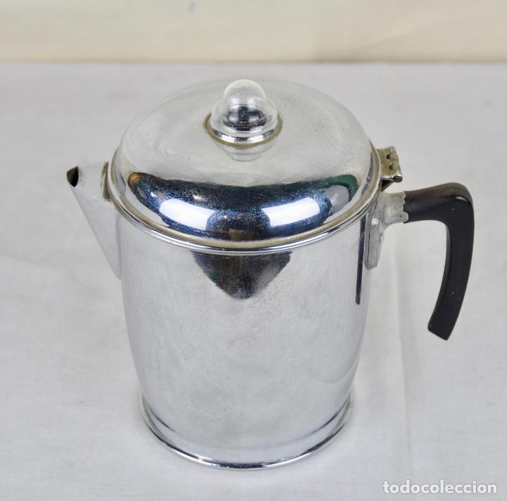 Vintage: Cafetera con tap&oacute;n de cristal grande - Foto 4
