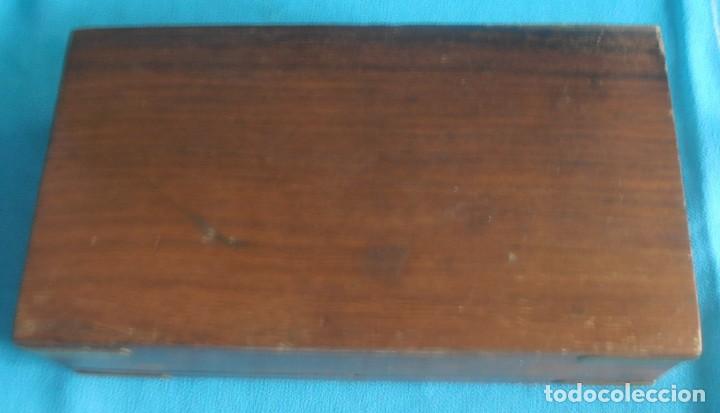 Vintage: CAJA DE MADERA TALLADA - Foto 5