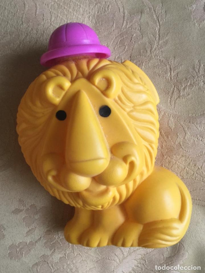 Vintage: FRASCO DE CHAMP&Uacute; INFANTIL  AVON A&Ntilde;O 70 CON FORMA DE LEON