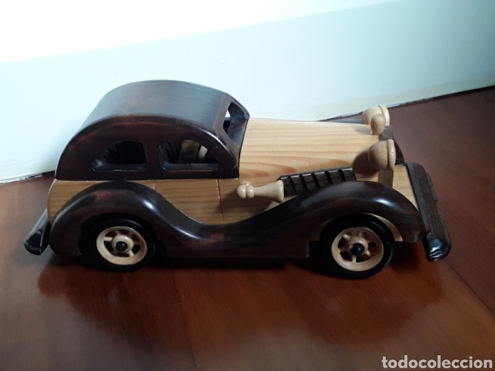 Vintage: COCHE MADERA ANTIGUO - Foto 2