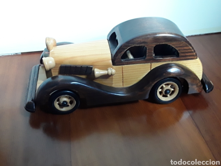 Vintage: COCHE MADERA ANTIGUO - Foto 3