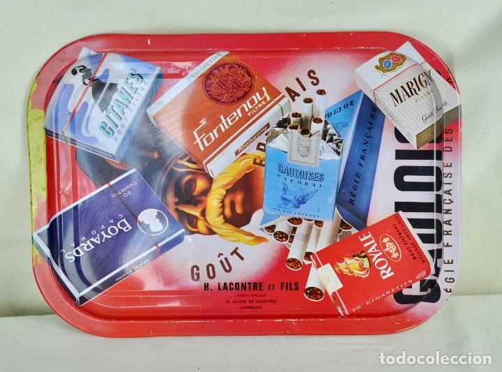Vintage: Bandeja de tabacos franceses - Foto 1