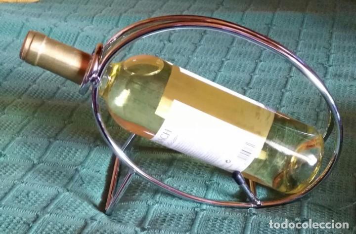 Vintage: Servidor / Soporte acero para botella - Foto 1