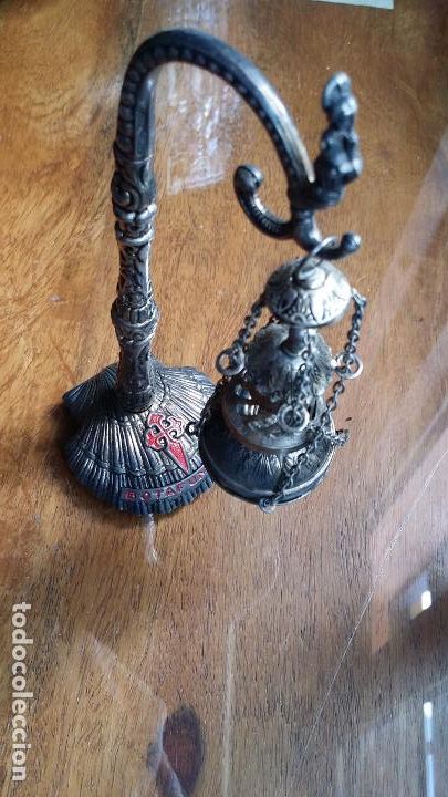Vintage: Botafumeiro recuerdo 18 cm alto, metal