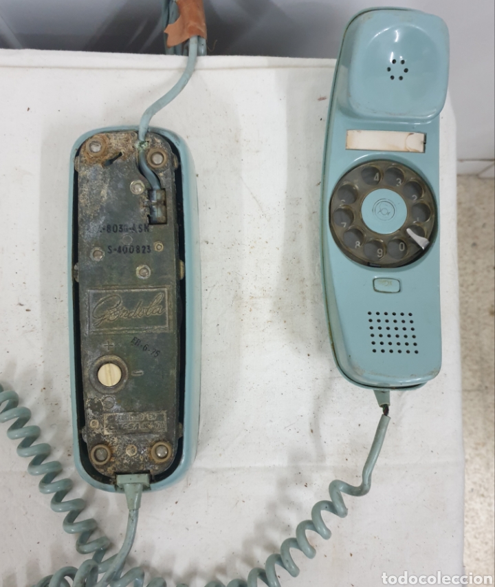 Vintage: Tel&eacute;fono Gondola azul - Foto 3