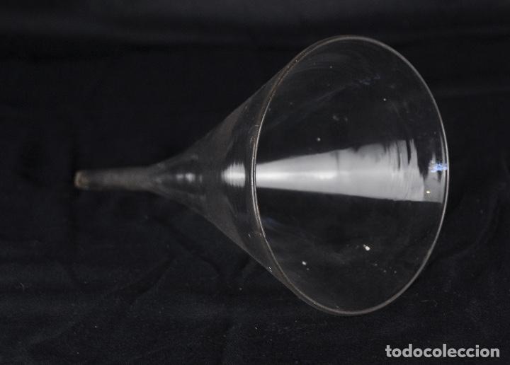 Vintage: Embudo de cristal 22,5 cm - Foto 3