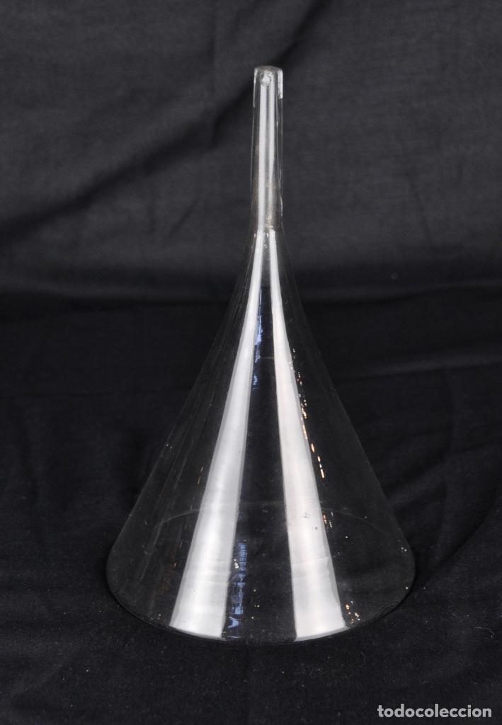 Vintage: Embudo de cristal 22,5 cm - Foto 1