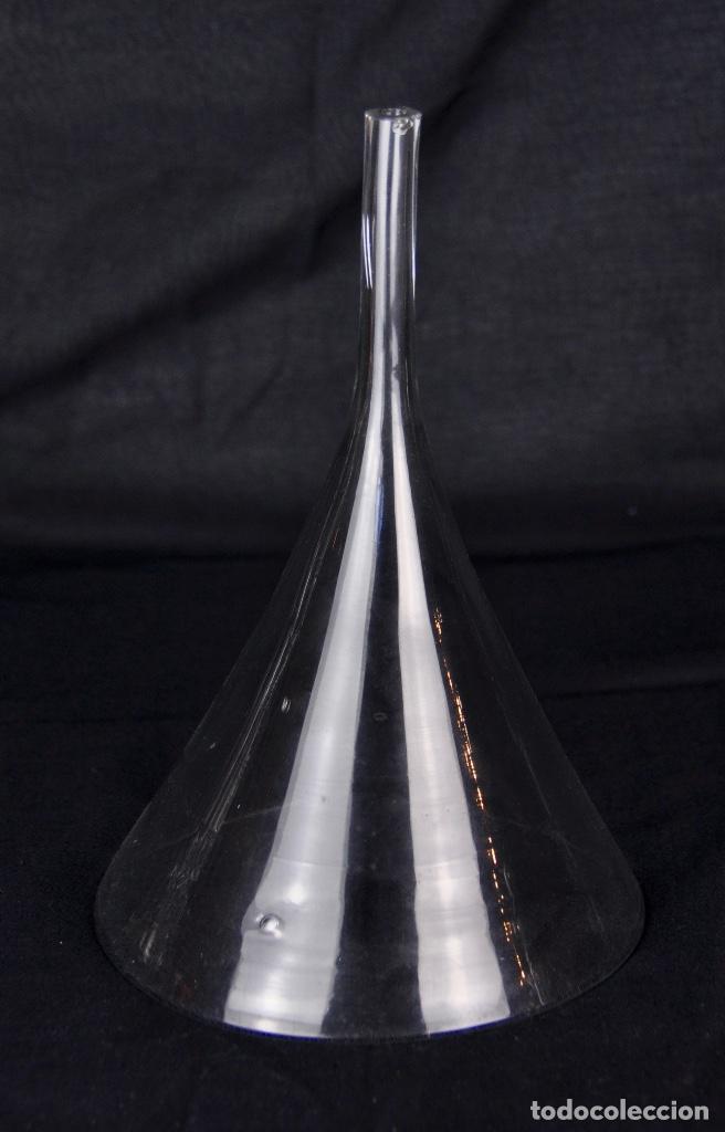 Vintage: Embudo de laboratorio en cristal - Foto 2