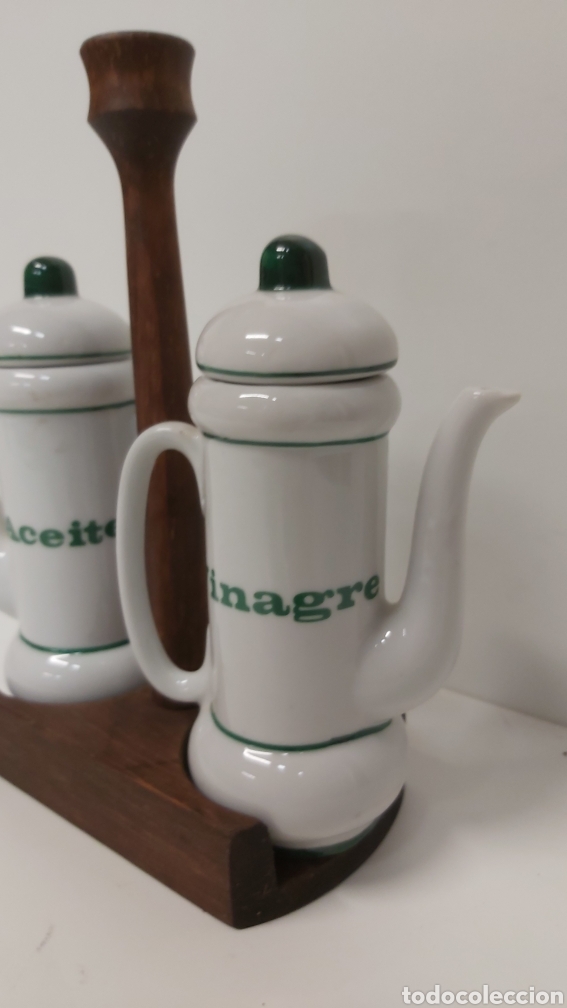 Vintage: Vinagrera porcelana Herrandiz - Foto 2