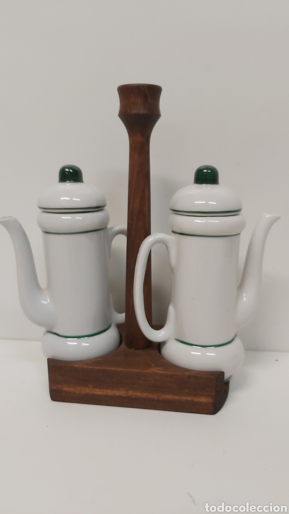 Vintage: Vinagrera porcelana Herrandiz - Foto 4