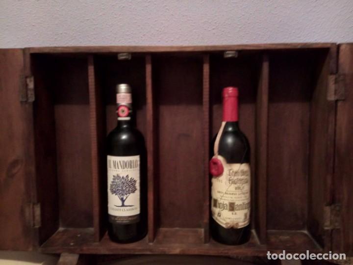Vintage: BOTELLERO MADERA VINTAGE R&Uacute;STICO - Foto 2
