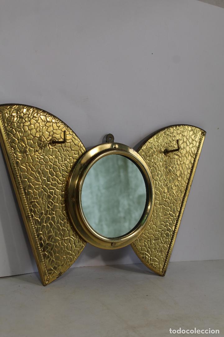 Vintage: espejo colgador de llaves perchero vintage