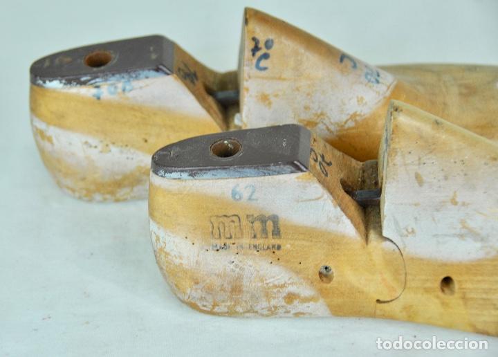 Vintage: Par hormas zapatos 70 C - Foto 4