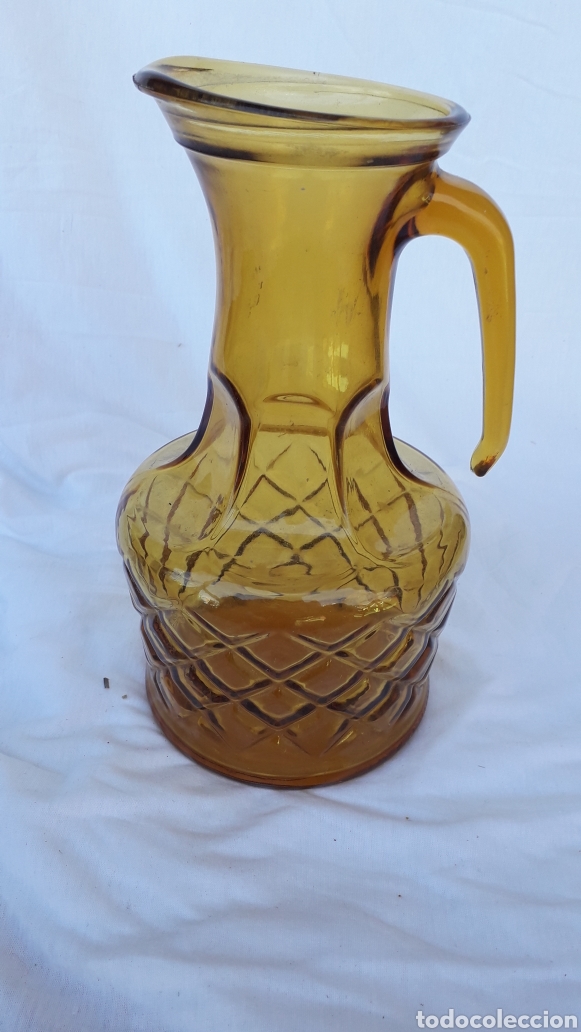 Vintage: Jarra cristal ambar vintage - Foto 2
