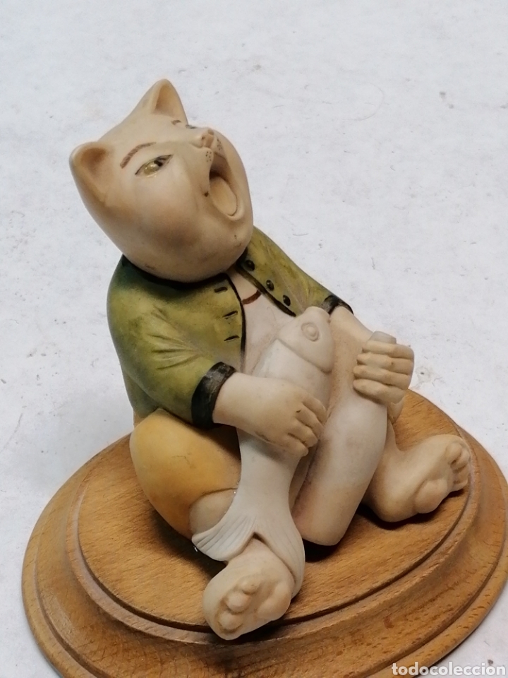 Vintage: Gato con pescado - Foto 2