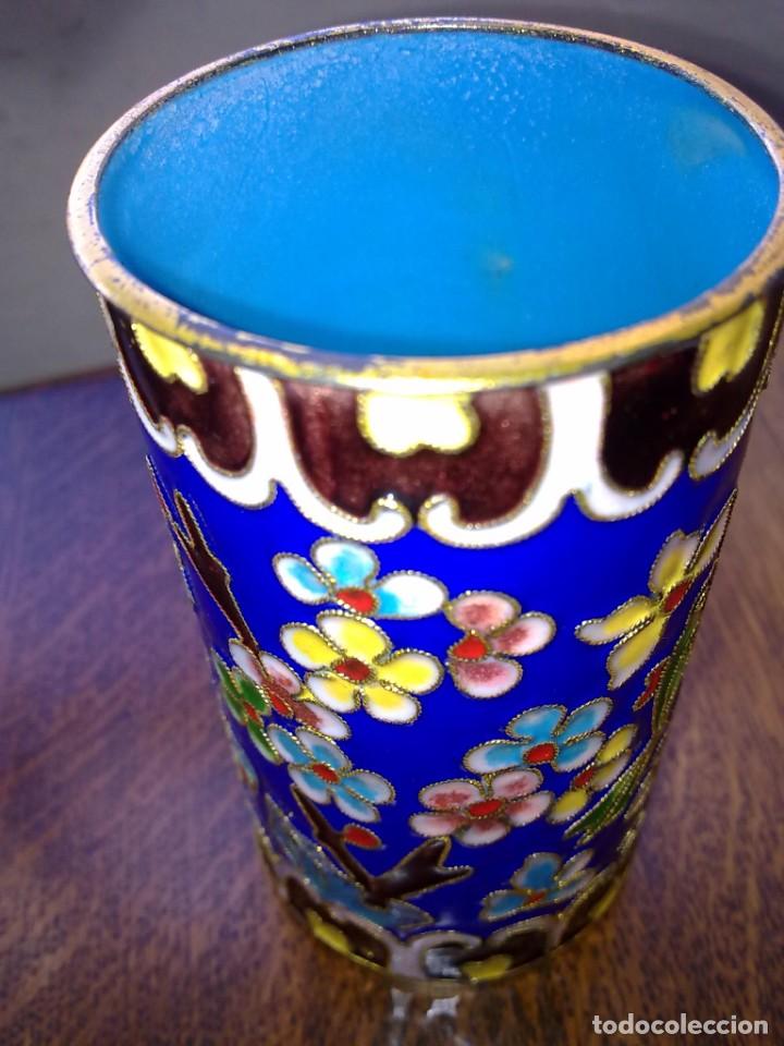 Vintage: ESMALTE TIPO CLOISONNE , LOTE DE CUATRO. - Foto 9
