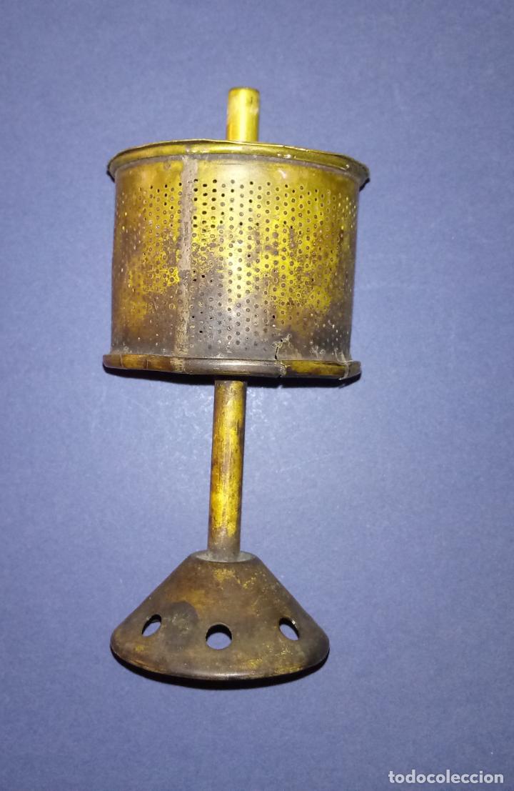 Vintage: CAFETERA EL&Eacute;CTRICA DE METAL - 23 CMS - Foto 6