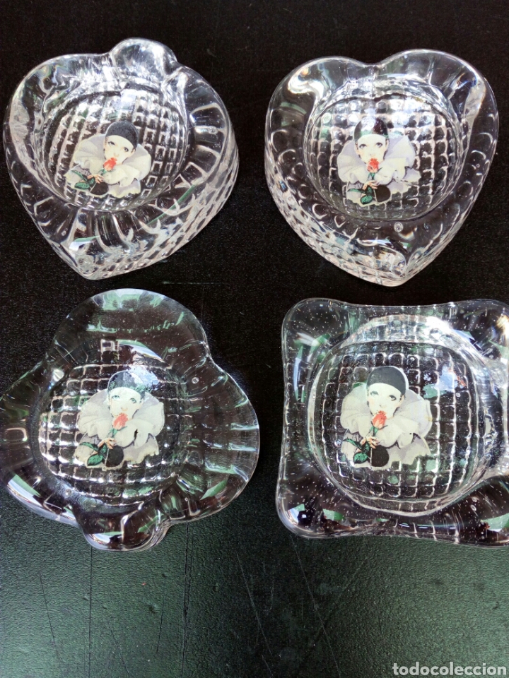 Vintage: Juego de pisapapeles o para poner las velitas juego de p&oacute;ker