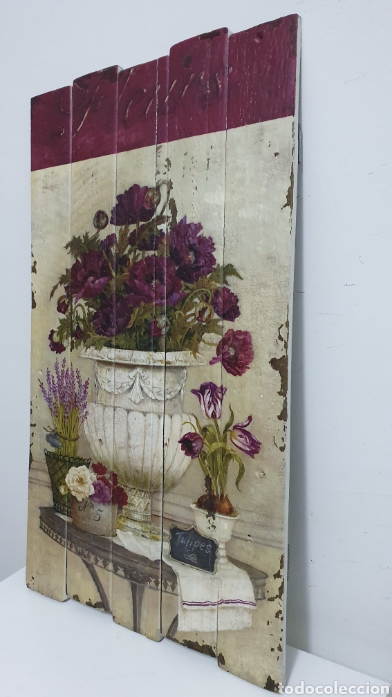 Vintage: Cuadro floral. - Foto 2