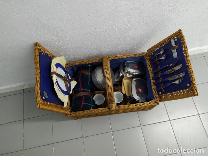 Vintage: Cesta picnic a estrenar sin usar - Foto 20