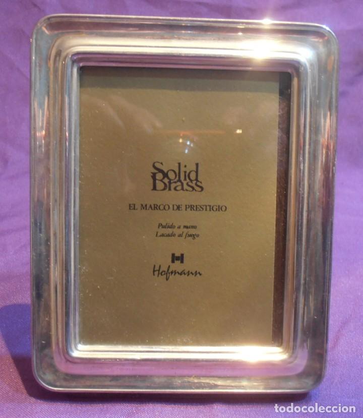 Vintage: PORTARRETRATOS, HOFMANN, SOLID BRASS - Foto 1