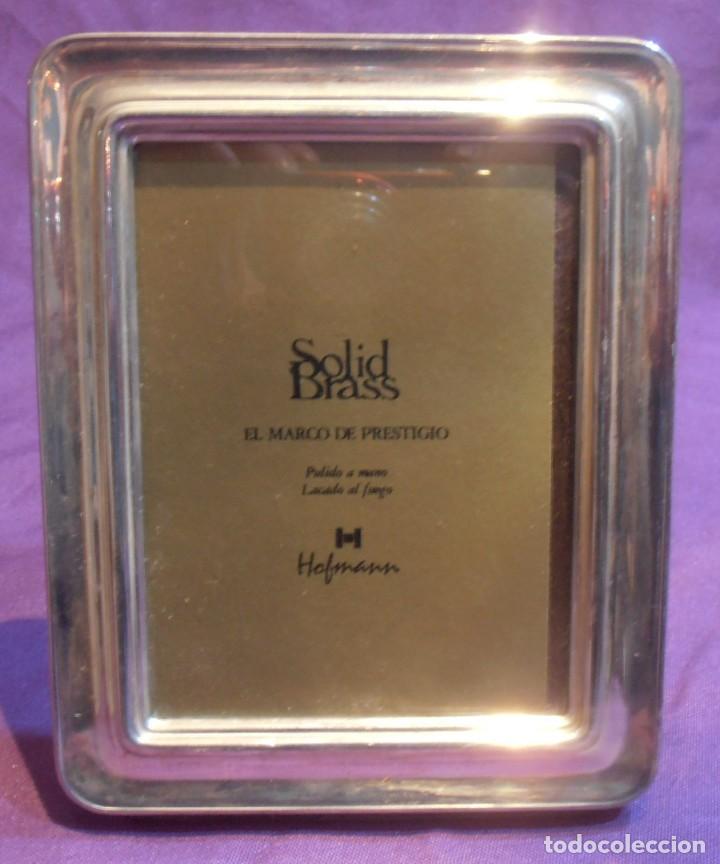 Vintage: PORTARRETRATOS, HOFMANN, SOLID BRASS - Foto 2