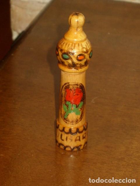 Vintage: ALFILETERO DE MADERA CIERRE DE ROSCA *2* - Foto 2
