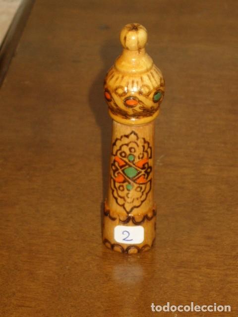 Vintage: ALFILETERO DE MADERA CIERRE DE ROSCA *2* - Foto 4