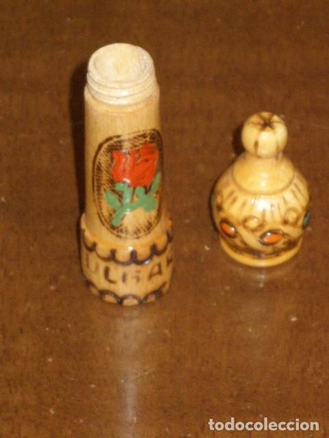 Vintage: ALFILETERO DE MADERA CIERRE DE ROSCA *2* - Foto 6