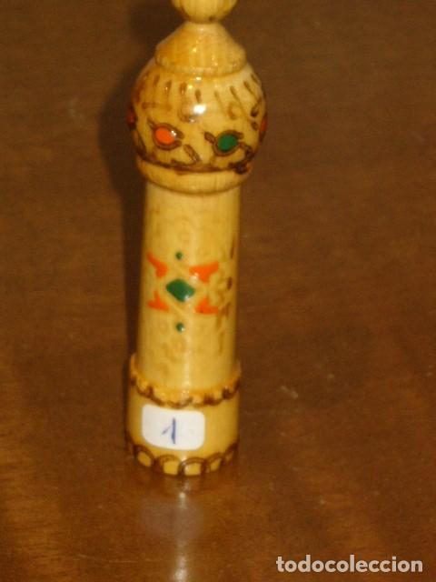 Vintage: ALFILETERO DE MADERA,CIERRE DE ROSCA.*1* - Foto 5