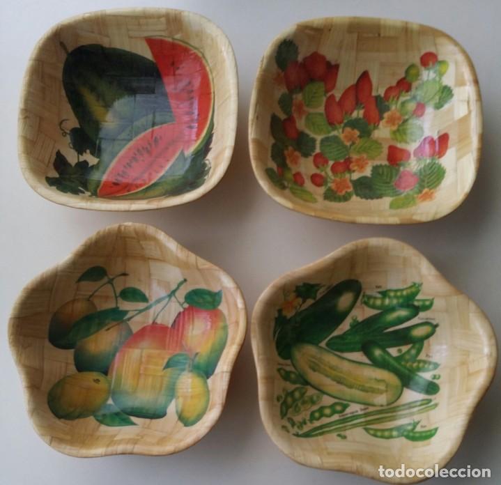 BANDEJAS CUENCOS DE BAMBU A&Ntilde;OS 80