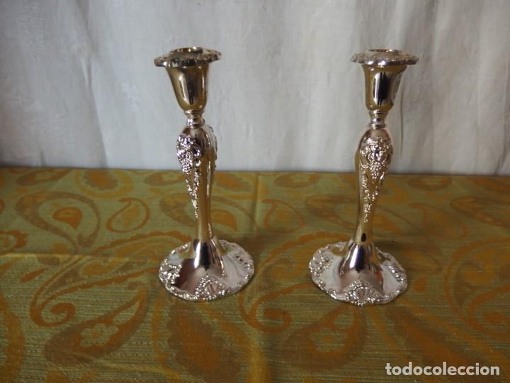 CANDELABROS METAL PLATEADO