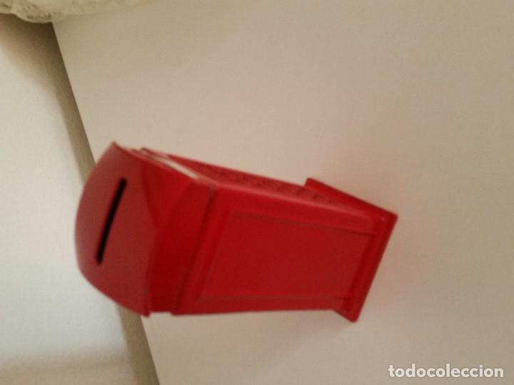 Vintage: CABINE TELEFONICA EN UNA HUCHA HECHA EN HIERRO - Foto 2