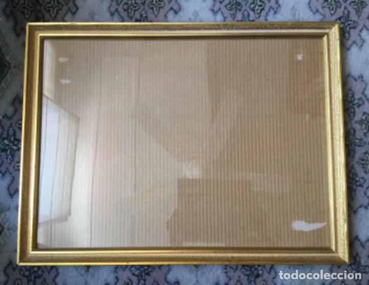 Vintage: MARCO MADERA DORADA VINTAGE