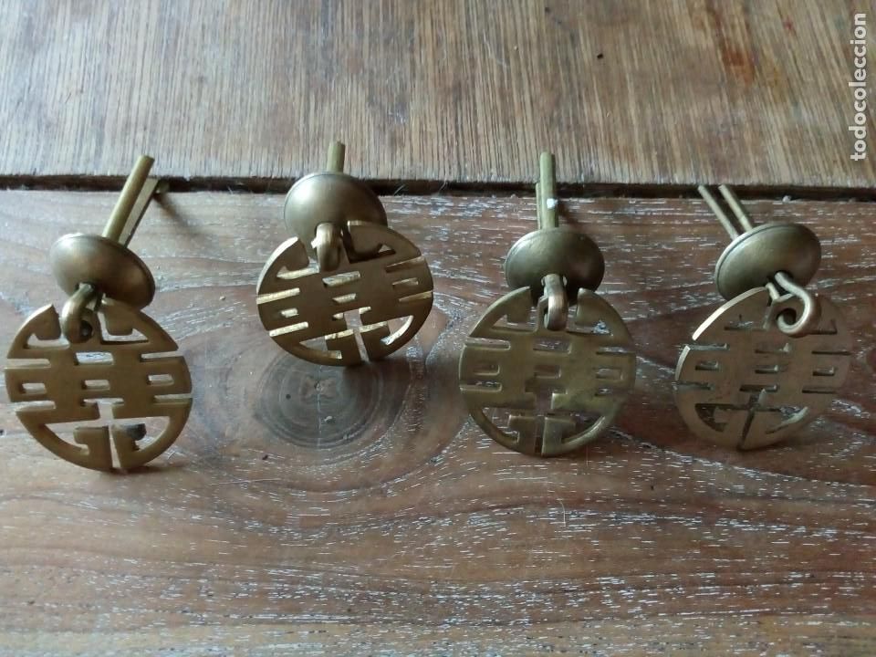 Vintage: 4 tiradores etnicos - Foto 1