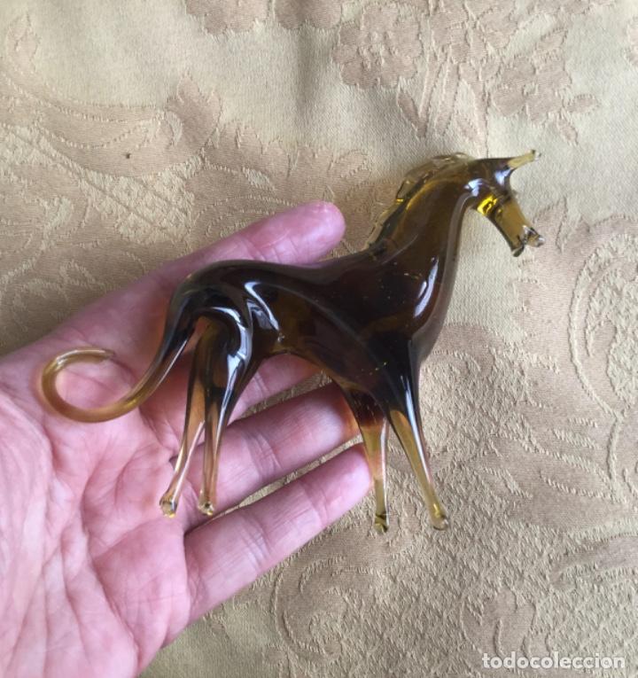 Vintage: CABALLO DE CRISTAL DE MURANO VINTAGE - Foto 6