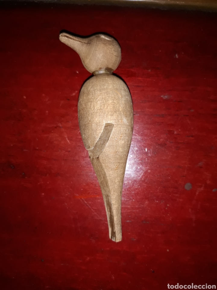 Vintage: Pajarito de madera - Foto 1