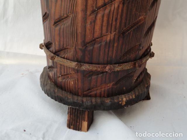Vintage: DECORATIVO PARAG&Uuml;ERO DE MADERA. - Foto 4