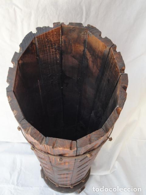 Vintage: DECORATIVO PARAG&Uuml;ERO DE MADERA. - Foto 7