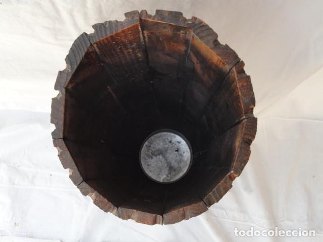 Vintage: DECORATIVO PARAG&Uuml;ERO DE MADERA. - Foto 8