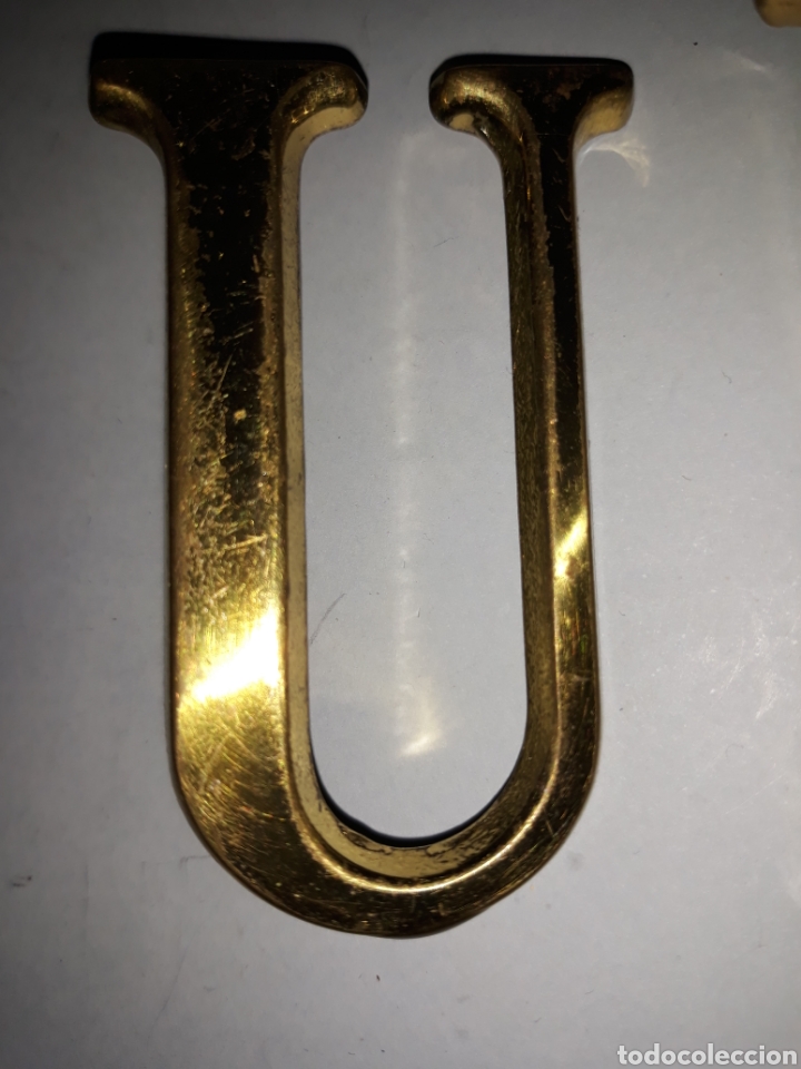 Vintage: Letras de bronce - Foto 2