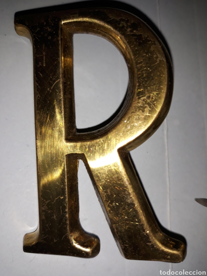 Vintage: Letras de bronce - Foto 3