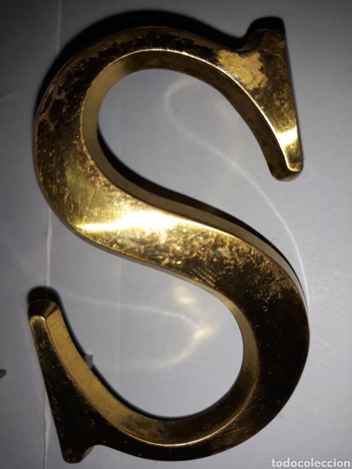 Vintage: Letras de bronce - Foto 4