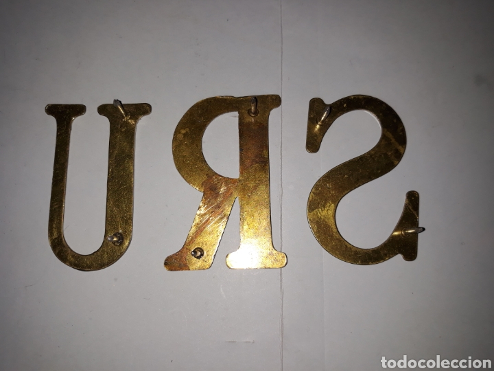 Vintage: Letras de bronce - Foto 5