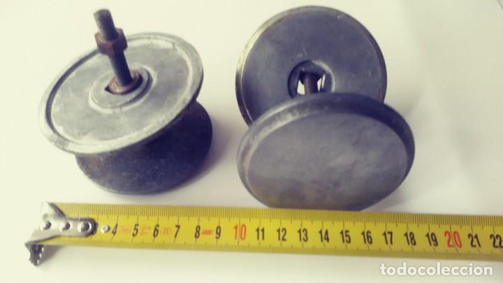 Vintage: Antiguo pomo de aluminio macizo con embellecedor - Foto 7