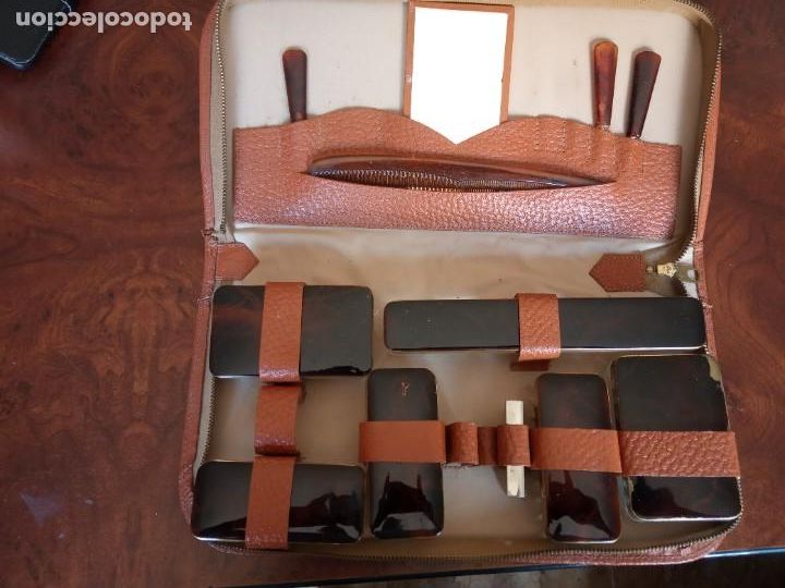 Vintage: NECESER DE VIAJE DE CABALLERO- - Foto 1