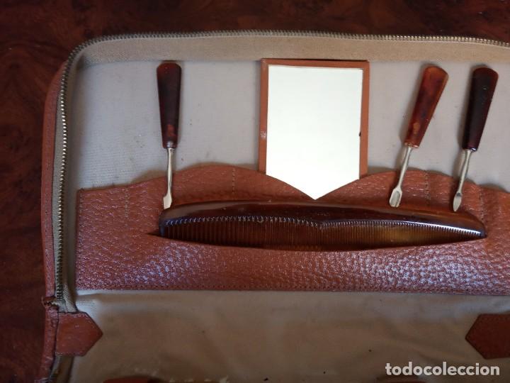 Vintage: NECESER DE VIAJE DE CABALLERO- - Foto 2