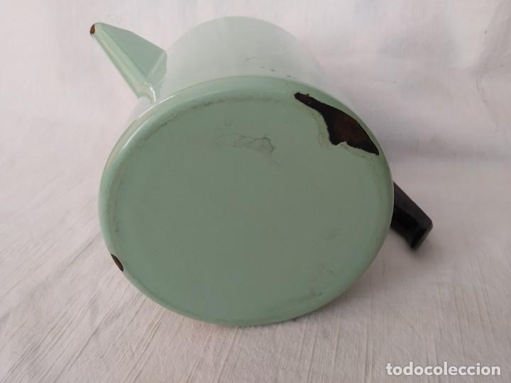 Vintage: CAFETERA - TETERA ESMALTADA DE PORCELANA - *R - Foto 6